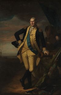 George Washington – seeming as if alive as in this painting by Charles Willson Peale